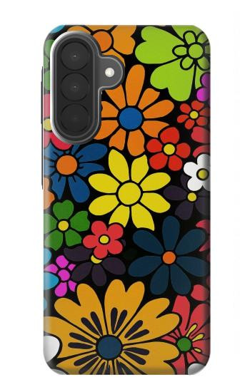 S4043 Colorful Flowers Cartoon Case For Samsung Galaxy A27