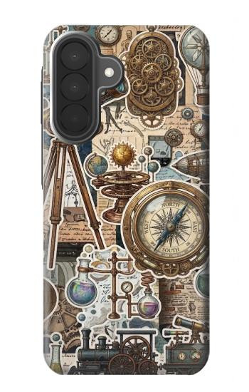 S4100 Vintage Scientific Discovery Collage Case For Samsung Galaxy A27