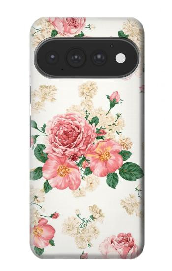 S1859 Rose Pattern Case For Google Pixel 11, 11 Pro
