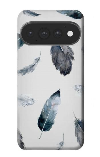S3085 Feather Paint Pattern Case For Google Pixel 11, 11 Pro
