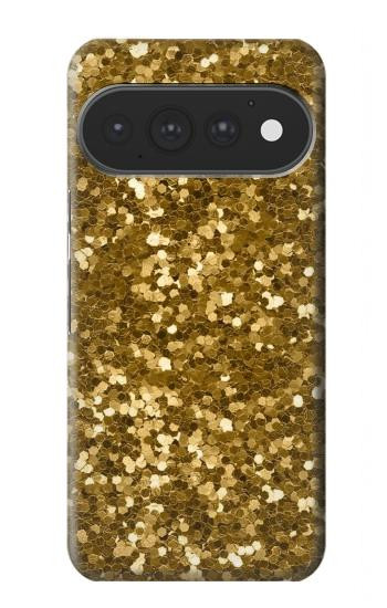 S3388 Gold Glitter Graphic Print Case For Google Pixel 11, 11 Pro