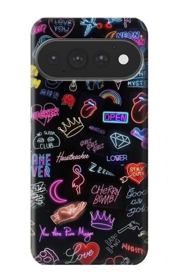 S3433 Vintage Neon Graphic Case For Google Pixel 11, 11 Pro