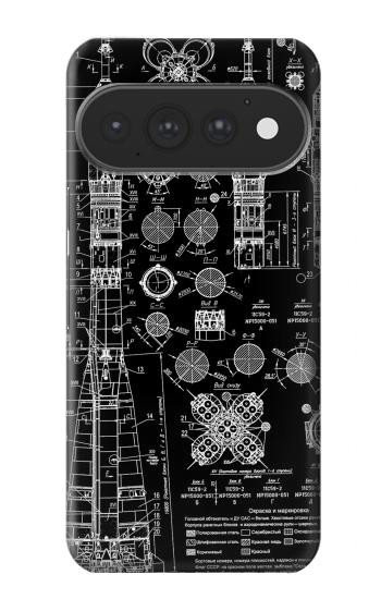 S3436 Apollo Blue Print Case For Google Pixel 11, 11 Pro