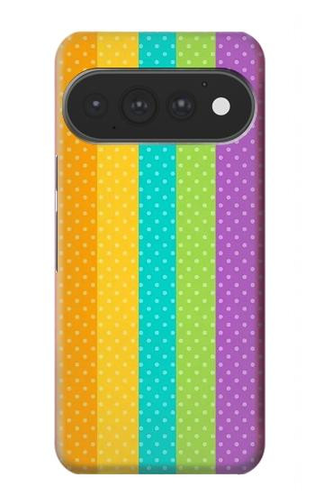 S3678 Colorful Rainbow Vertical Case For Google Pixel 11, 11 Pro
