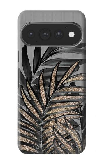 S3692 Gray Black Palm Leaves Case For Google Pixel 11, 11 Pro