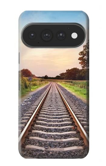 S3866 Railway Straight Train Track Case For Google Pixel 11, 11 Pro