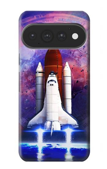 S3913 Colorful Nebula Space Shuttle Case For Google Pixel 11, 11 Pro