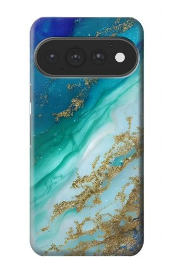 S3920 Abstract Ocean Blue Color Mixed Emerald Case For Google Pixel 11, 11 Pro