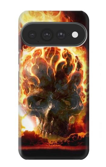 S0863 Hell Fire Skull Case For Google Pixel 11 Pro XL