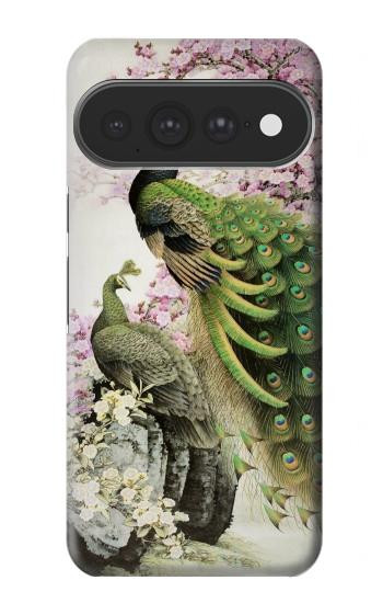 S2773 Peacock Chinese Brush Painting Case For Google Pixel 11 Pro XL