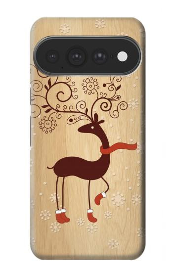 S3081 Wooden Raindeer Graphic Printed Case For Google Pixel 11 Pro XL