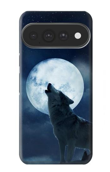 S3693 Grim White Wolf Full Moon Case For Google Pixel 11 Pro XL