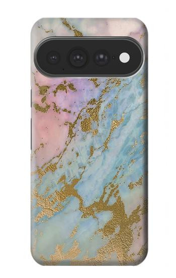 S3717 Rose Gold Blue Pastel Marble Graphic Printed Case For Google Pixel 11 Pro XL