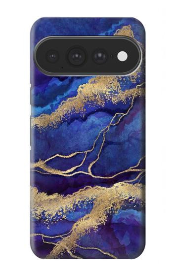 S3906 Navy Blue Purple Marble Case For Google Pixel 11 Pro XL