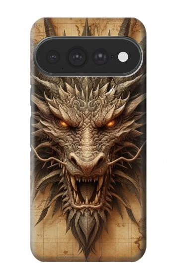 S3981 Dragon Head Old Map Case For Google Pixel 11 Pro XL