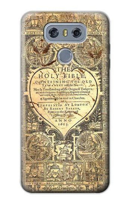 S0330 Bible Page Case For LG G6