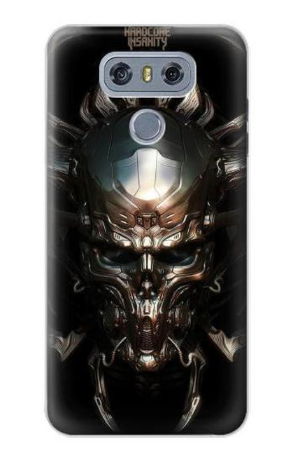 S1027 Hardcore Metal Skull Case For LG G6