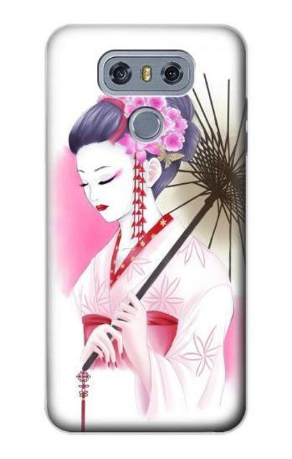 S2579 Japanese Traditional Geisha Kimono Case For LG G6