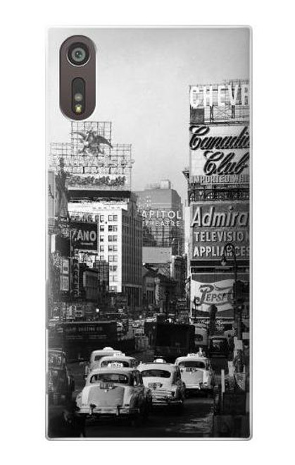 S0182 Old New York Vintage Case For Sony Xperia XZ