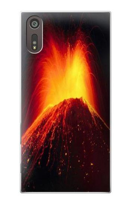 S0745 Volcano Lava Case For Sony Xperia XZ