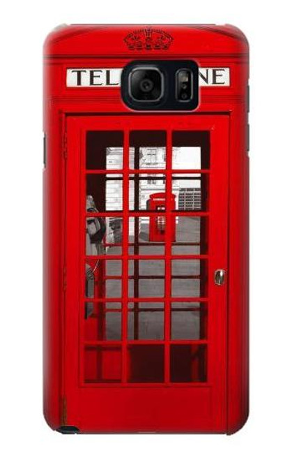 S0058 British Red Telephone Box Case For Samsung Galaxy S6 Edge Plus