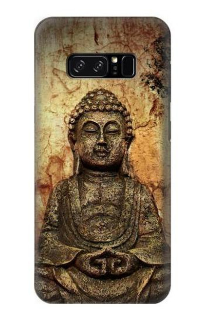 S0344 Buddha Rock Carving Case For Note 8 Samsung Galaxy Note8