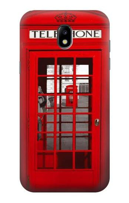 S0058 British Red Telephone Box Case For Samsung Galaxy J5 (2017) EU Version