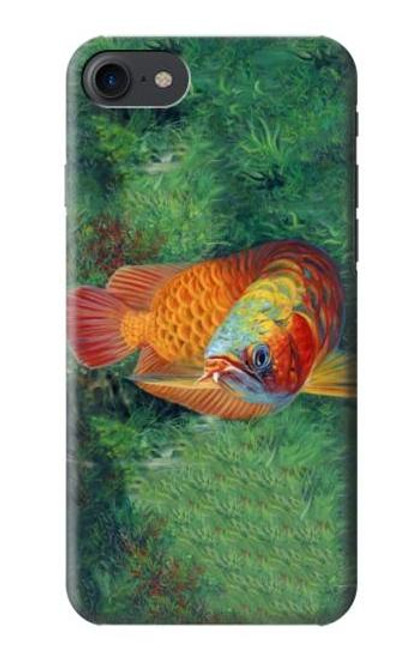 S1157 Red Arowana Fish Case For iPhone 7, iPhone 8