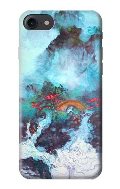 S2724 White Dragon Pool Lui Haisu Case For iPhone 7, iPhone 8