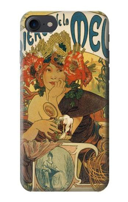 S2740 Alphonse Mucha Bieres De La Muse Case For iPhone 7, iPhone 8