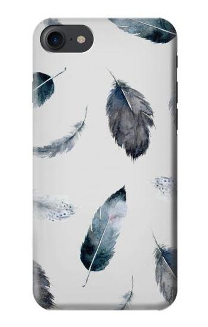 S3085 Feather Paint Pattern Case For iPhone 7, iPhone 8