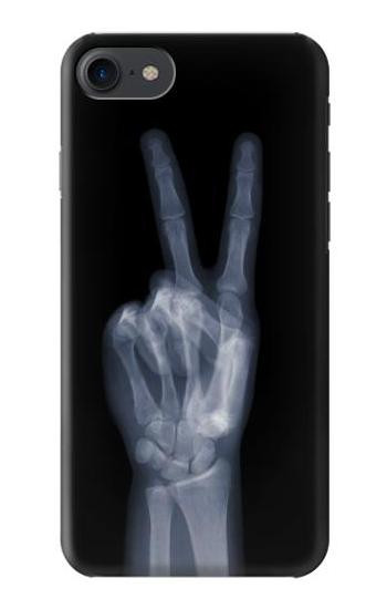 S3101 X-ray Peace Sign Fingers Case For iPhone 7, iPhone 8