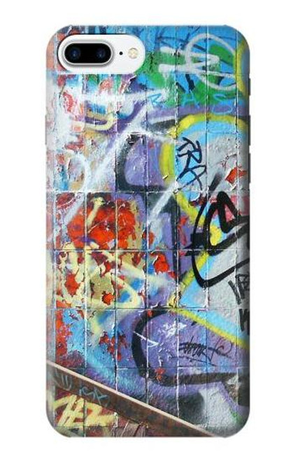 S0588 Wall Graffiti Case For iPhone 7 Plus, iPhone 8 Plus
