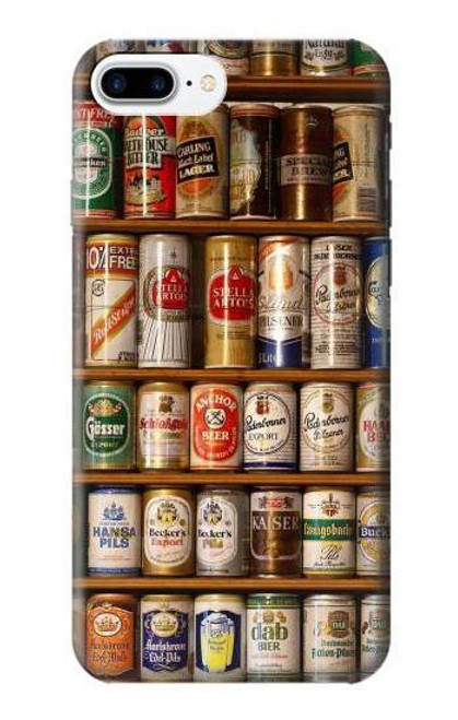 S0983 Beer Cans Collection Case For iPhone 7 Plus, iPhone 8 Plus