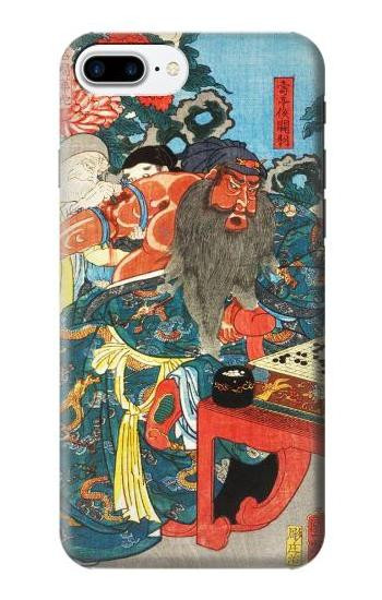 S1826 Utagawa Kuniyoshi Guan Yu Case For iPhone 7 Plus, iPhone 8 Plus