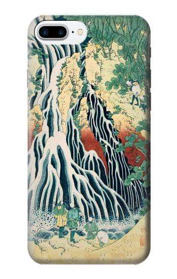 S2491 Hokusai Kirifuri Waterfall at Kurokami Case For iPhone 7 Plus, iPhone 8 Plus
