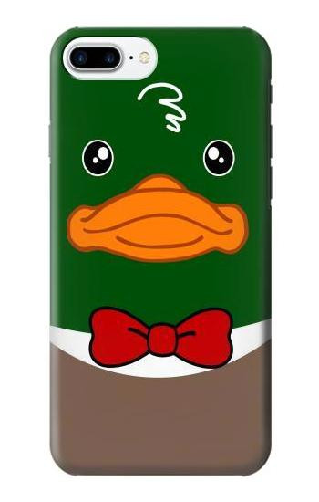 S2762 Green Head Mallard Duck Tuxedo Cartoon Case For iPhone 7 Plus, iPhone 8 Plus