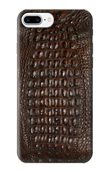 S2850 Brown Skin Alligator Graphic Printed Case For iPhone 7 Plus, iPhone 8 Plus