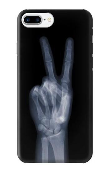S3101 X-ray Peace Sign Fingers Case For iPhone 7 Plus, iPhone 8 Plus