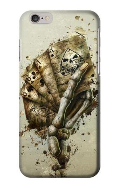 S0550 Skull Card Poker Case For iPhone 6 6S