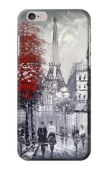 S1295 Eiffel Painting of Paris Case For iPhone 6 6S