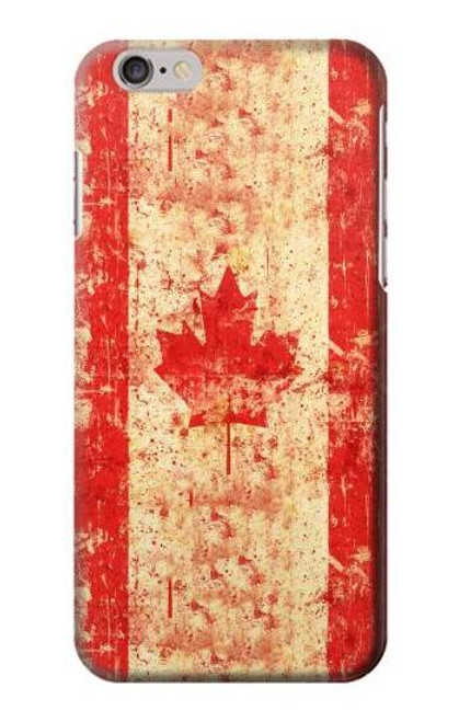 S2490 Canada Maple Leaf Flag Texture Case For iPhone 6 6S