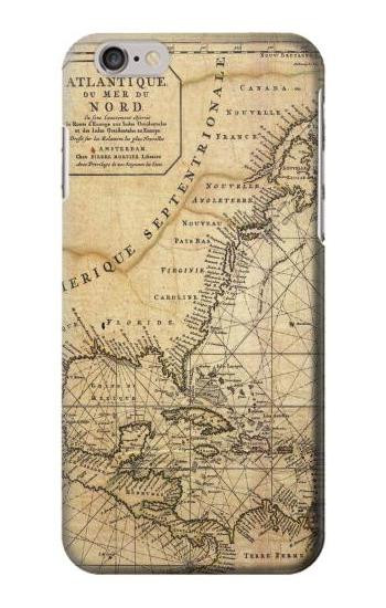 S2506 Exploration North America Map Case For iPhone 6 6S