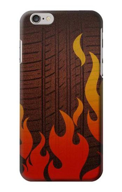 S2988 Rally Car Tire Fire Case For iPhone 6 6S