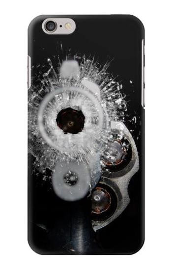S2387 Gun Bullet Hole Glass Case For iPhone 6 Plus, iPhone 6s Plus