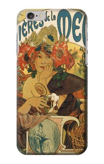 S2740 Alphonse Mucha Bieres De La Muse Case For iPhone 6 Plus, iPhone 6s Plus