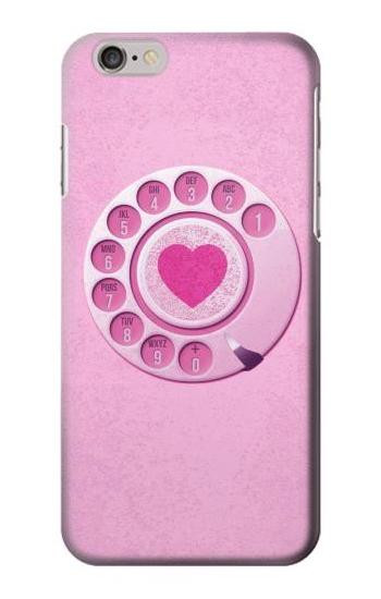 S2847 Pink Retro Rotary Phone Case For iPhone 6 Plus, iPhone 6s Plus