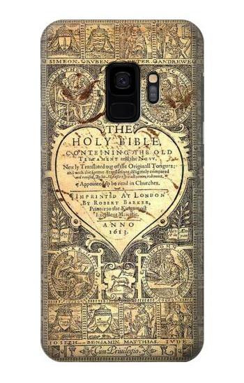 S0330 Bible Page Case For Samsung Galaxy S9