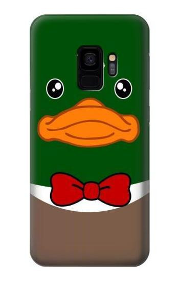 S2762 Green Head Mallard Duck Tuxedo Cartoon Case For Samsung Galaxy S9