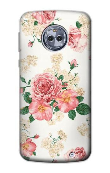 S1859 Rose Pattern Case For Motorola Moto X4